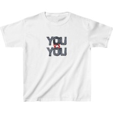 Tarz Yeri Tarzyeri Unisex Çocuk Baskılı - Beyaz
