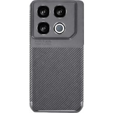Negok Newface Infinix Gt 20 Pro Kılıf Auto Focus Karbon Kapak - Gri