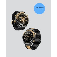 Svoria Store Amoled Akıllı Saat Manyetik Şarj Gps Destekli Spor ve Günlük Kullanım