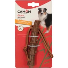 Camon Bambu, Ip ve Pp Karışımlı Eğlenceli Çubuk Köpek Oyuncağı (18.5 Cm)