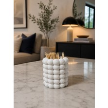 Studio Aslan Design Modern Bubble Tasarımlı Dekoratif Kürdanlık/bubble Desenli Masa Üstü Kürdanlık
