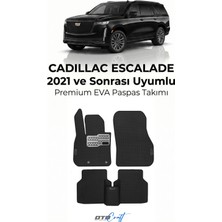 Otocraft Cadillac Escalade (2021 ve Sonrası) Araca Özel 3D Havuzlu Eva Oto Paspas Full Set 5 Parça