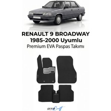 Otocraft Renault Broadway (1985-2000) Araca Özel 3D Havuzlu Eva Oto Paspas Full Set 5 Parça