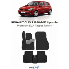 Otocraft Renault Clio 2 (1998-2012) Araca Özel 3D Havuzlu Eva Oto Paspas Full Set 5 Parça