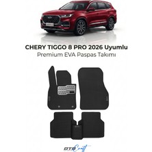 Otocraft Chery Tiggo 8 Pro (2026 ve Sonrası) Araca Özel 3D Havuzlu Eva Oto Paspas Full Set 5 Parça