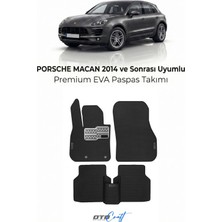 Otocraft Porsche Macan (2014 ve Sonrası) Araca Özel 3D Havuzlu Eva Oto Paspas Full Set 5 Parça