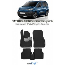 Otocraft Fiat Doblo (2022 ve Sonrası) Araca Özel 3D Havuzlu Eva Oto Paspas Full Set 5 Parça