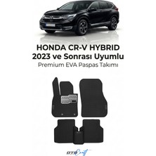 Otocraft Honda Cr-V Hybrid (2023 ve Sonrası) Araca Özel 3D Havuzlu Eva Oto Paspas Full Set 5 Parça