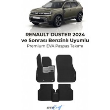 Otocraft Renault Duster Benzinli (2024 ve Sonrası) Araca Özel 3D Havuzlu Eva Oto Paspas Full Set 5 Parça