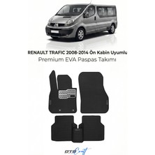 Otocraft Renault Trafic Ön Kabin (2008-2014) Araca Özel 3D Havuzlu Eva Oto Paspas Ön Kabin Full Set 2 Parça