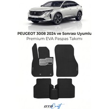 Otocraft Peugeot (3008-2024) Araca Özel 3D Havuzlu Eva Oto Paspas Full Set 5 Parça