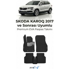 Otocraft Skoda Karoq (2017 ve Sonrası) Araca Özel 3D Havuzlu Eva Oto Paspas Full Set 5 Parça