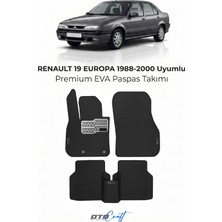 Otocraft Renault Europa (1988-2000) Araca Özel 3D Havuzlu Eva Oto Paspas Full Set 5 Parça