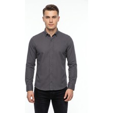 Advante Erkek Spor Slim Fit Uzun Kol Petek Dokulu Gömlek BGL-ST05482