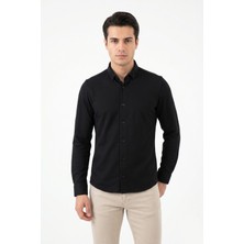 Advante Erkek Spor Slim Fit Uzun Kol Petek Dokulu Gömlek BGL-ST05482