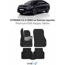Otocraft Citroen C4 x (2022 ve Sonrası) Araca Özel 3D Havuzlu Eva Oto Paspas Full Set 5 Parça