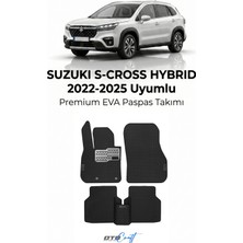 Otocraft Suzuki S-Cross Hybrid (2022-2025) Araca Özel 3D Havuzlu Eva Oto Paspas Full Set 5 Parça