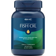 Gnc Fish Oil - 60 Yumuşak Kapsül