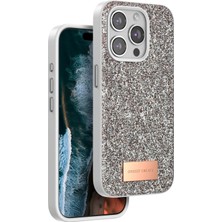Nemere Mey Ithalat®   iPhone 14 Pro Max Bright Simli Kapak - Gold