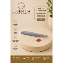 ESBH Bas Aç Dolap Kapak Itici Mıknatıslı Push Open Mekanizma Kapak Açma Aparatı 1 Adet