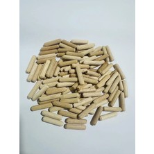 ESBH Ahşap Kavela 8X35 mm Mobilya Bağlantı Pimi Fırınlanmış Kayın 50 Adet
