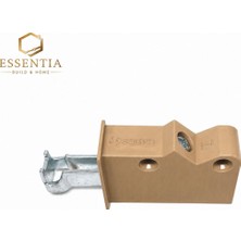 ESBH Daset Dolap Askı Elemanı Sol Meşe Vidalı Kancalı – Gizli Askı Sistemi