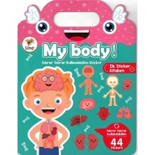 Sepetopia Tekrar Kullanılabilen Ilk Sticker Kitabım My Body