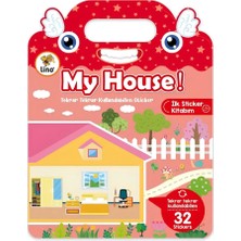 Enco Store Tekrar Kullanılabilen Ilk Sticker Kitabım My House