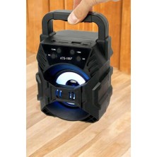 Işıklı Bluetooth Hoparlör Müzik ve Renkli Işık Taşınabiilir Nemere