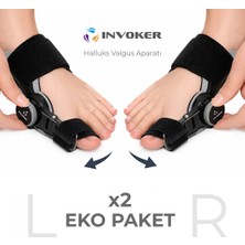 Invoker Ayarlı Ayak Baş Parmak Kemik Düzeltici Halluks Valgus Başparmak Eğriliği Düzeltme Aparatı Gece Aleti