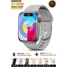 Sonreir Hw Mini 2 Akıllı Saat 41MM Siyah 7 Kordon Bluetooth Watch iPhone Android Huawei Uyumlu 9-10-11