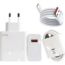 Nemere Type-C 67W (Watt) Ultra Hızlı Şarj Aleti Adaptör Kablo Set