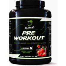 Farslab Pre-Workout High Performance Çilek Aromalı 300 gr