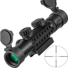 Aksiyon Global C3-9X26EG   Raylı Çift Işıklı  Dürbünü  11MM/22MM ( Lisinya )