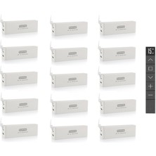 15 Adet Cuppon Sp 22 Panjur Giyotin Pergola Alıcısı ve 1 Adet Stilo 15 Kanallı Grup Kumanda Seti