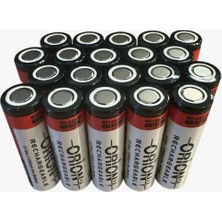 Orion 50 Adet 18650P 3.7V 2450 Mah 12C Li-Ion Pil