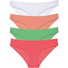 Modanı Seç 4 Adet Süper Eko Set Likralı Kadın Slip Külot 526