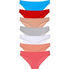 Modanı Seç 7 Adet Süper Eko Set Likralı Kadın Slip Külot Set 5