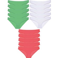Modanı Seç 15 Adet Süper Eko Set Likralı Kadın Slip Külot 538