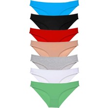 Modanı Seç 7 Adet Süper Eko Set Likralı Kadın Slip Külot Set 2