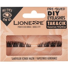 Lionesse Tak Çıkar Takma Kirpik Ne 801 Doğal Görünüm Tüm Cilt Tipleri İçin Kolay Uygulama