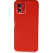 Ilkeshop Newface Vivo Y15S Kılıf Lansman Glass Kapak - Kırmızı