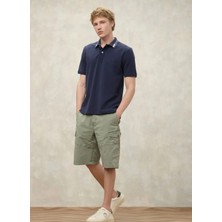 Blauer Lacivert Erkek Regular Fit Yazı Baskılı Polo T-Shirt 26SBLUT02297-888 Ransom