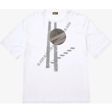 Blauer Beyaz Erkek Regular Fit Logo Baskılı T-Shirt 26SBLUH02235-999 Rhoades