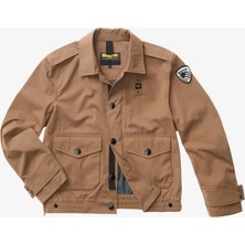 Blauer Kahverengi Erkek Regular Fit Logo Baskılı Ceket 26SBLUC04094-340 Alvarado