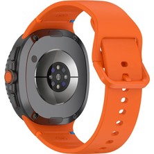 Dmay Samsung Galaxy Watch 8 / 9 (40MM / 44MM / 46MM) Classic Uyumlu Toaklı Silikon Kordon