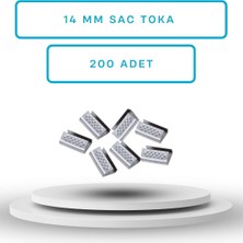 Dalpak Ambalaj 14 mm Sac Toka Çemberleme Tokası - 200 Adet ( Pet ve Pp Çember Için)