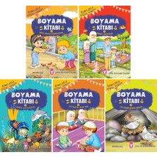 Renklerle Güzel Dinim 5 Kitap Boyama Kitabı Seti