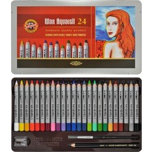 Koh-i-Noor Koh-İ-Noor Wax Aquarelle 24 Lü Boya Kalemi Seti Renkli Çizim ve Boyama İçin Uygun Özellikler