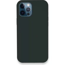 Newface Apple iPhone 12 Pro Kılıf Lansman Legant Silikon - Koyu Yeşil